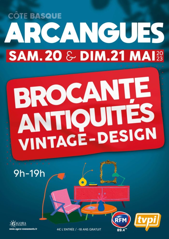 Affiche des Makilas de la brocante d'Arcangues