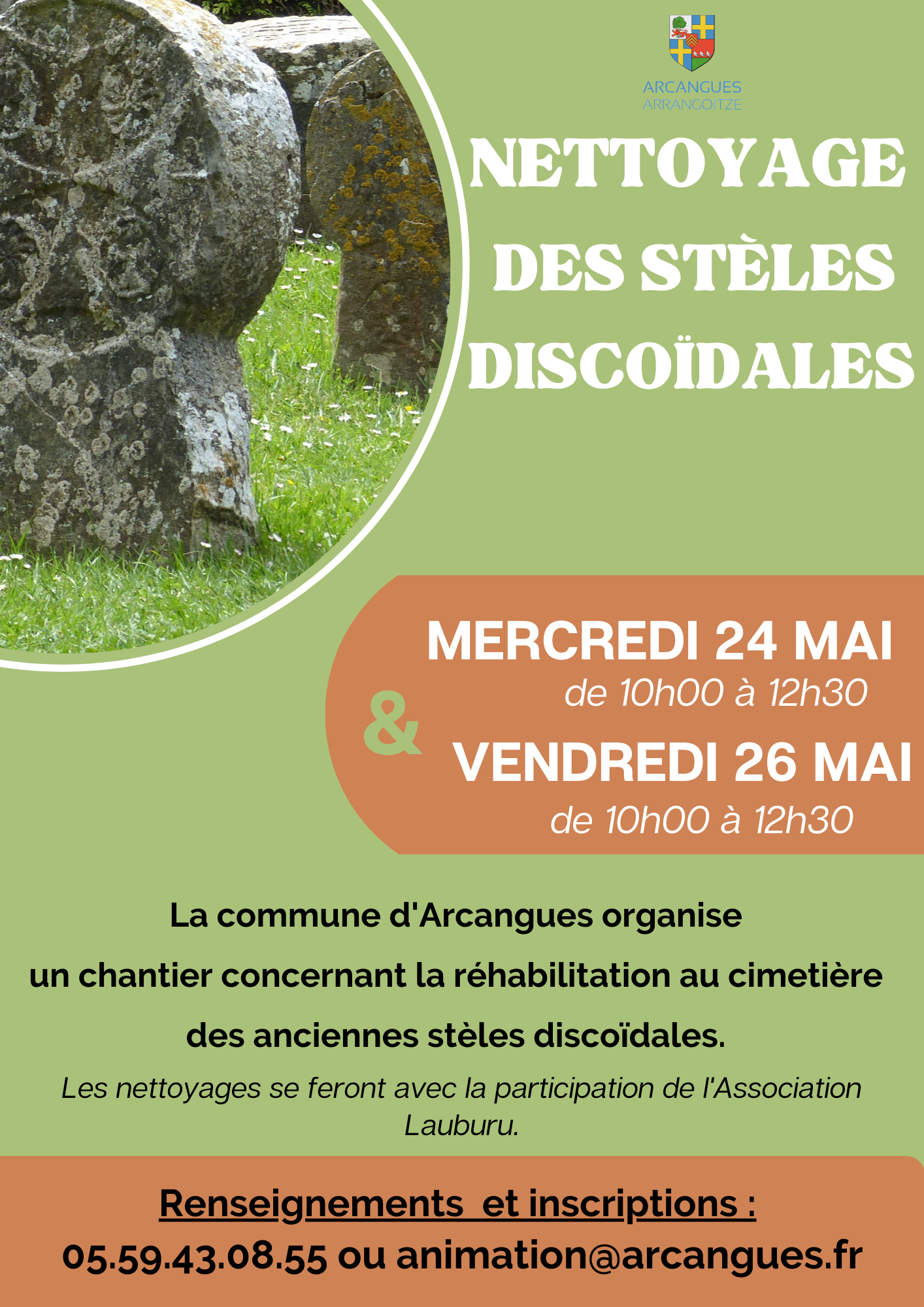 Affiche Nettoyage De Stèles 2023