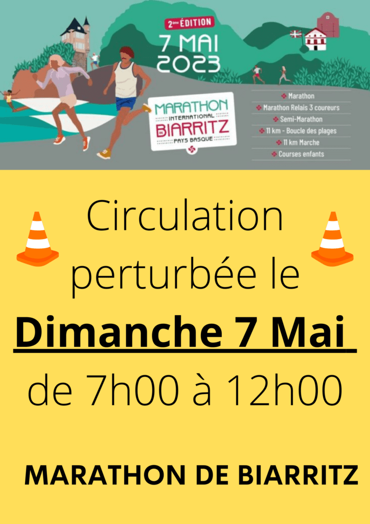 Circulation Perturbée Le Dimanche 7 Mai De 6h00 à 12h00