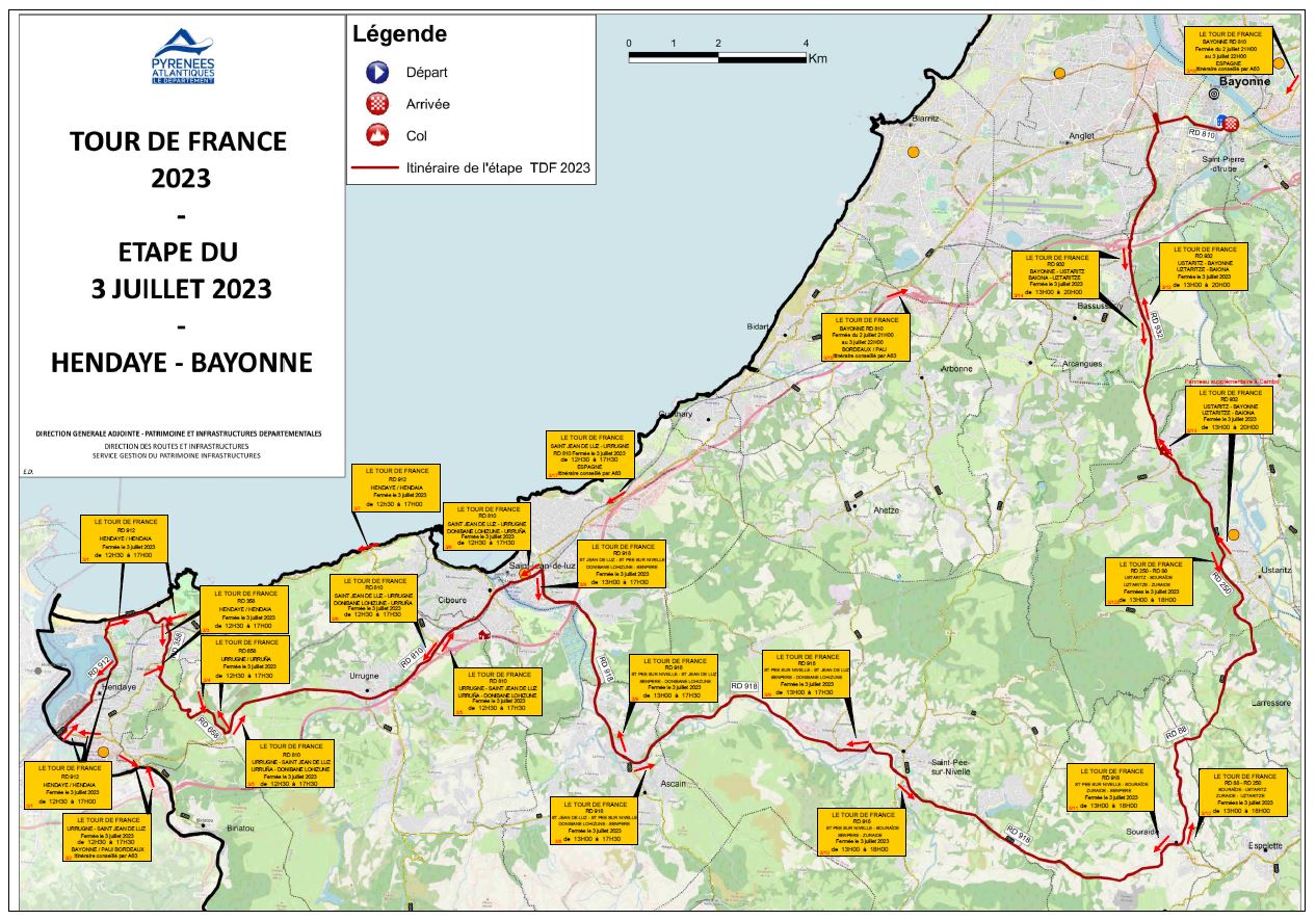 Plan Du Tour De France