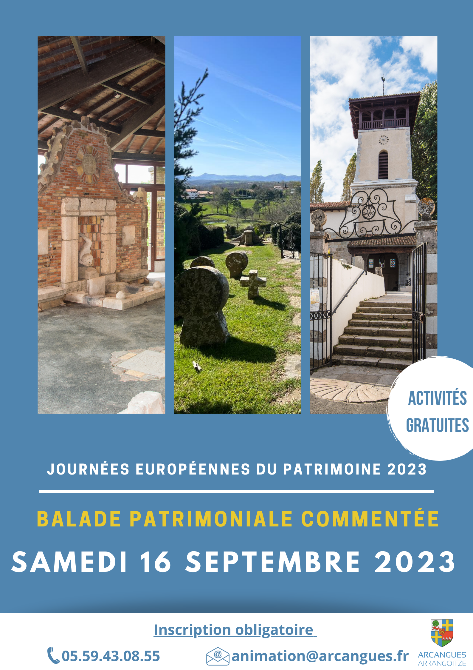 AFFICHE JOURNEE DU PATRIMOINE