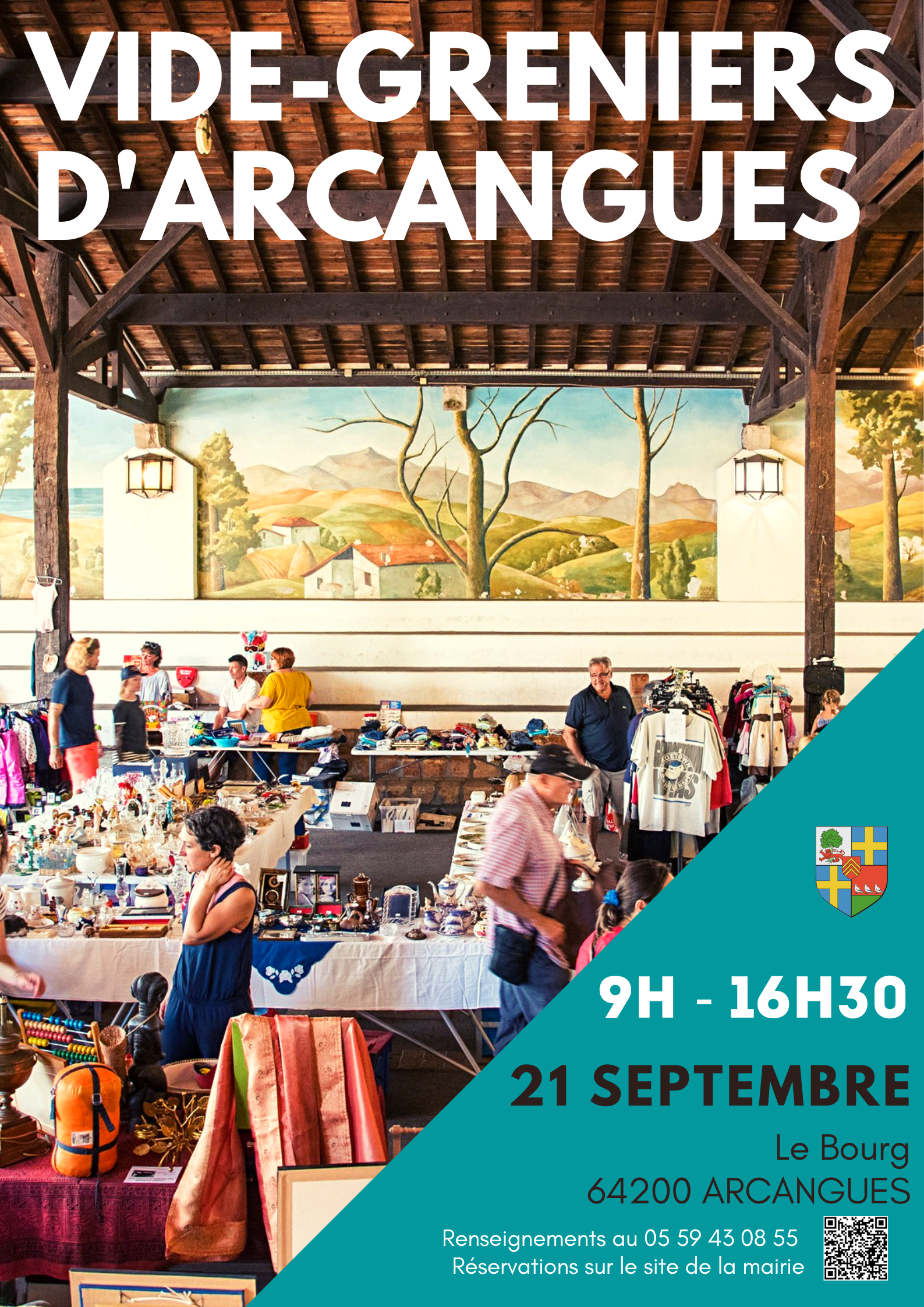 Affiche Vide Greniers Septembre 2025