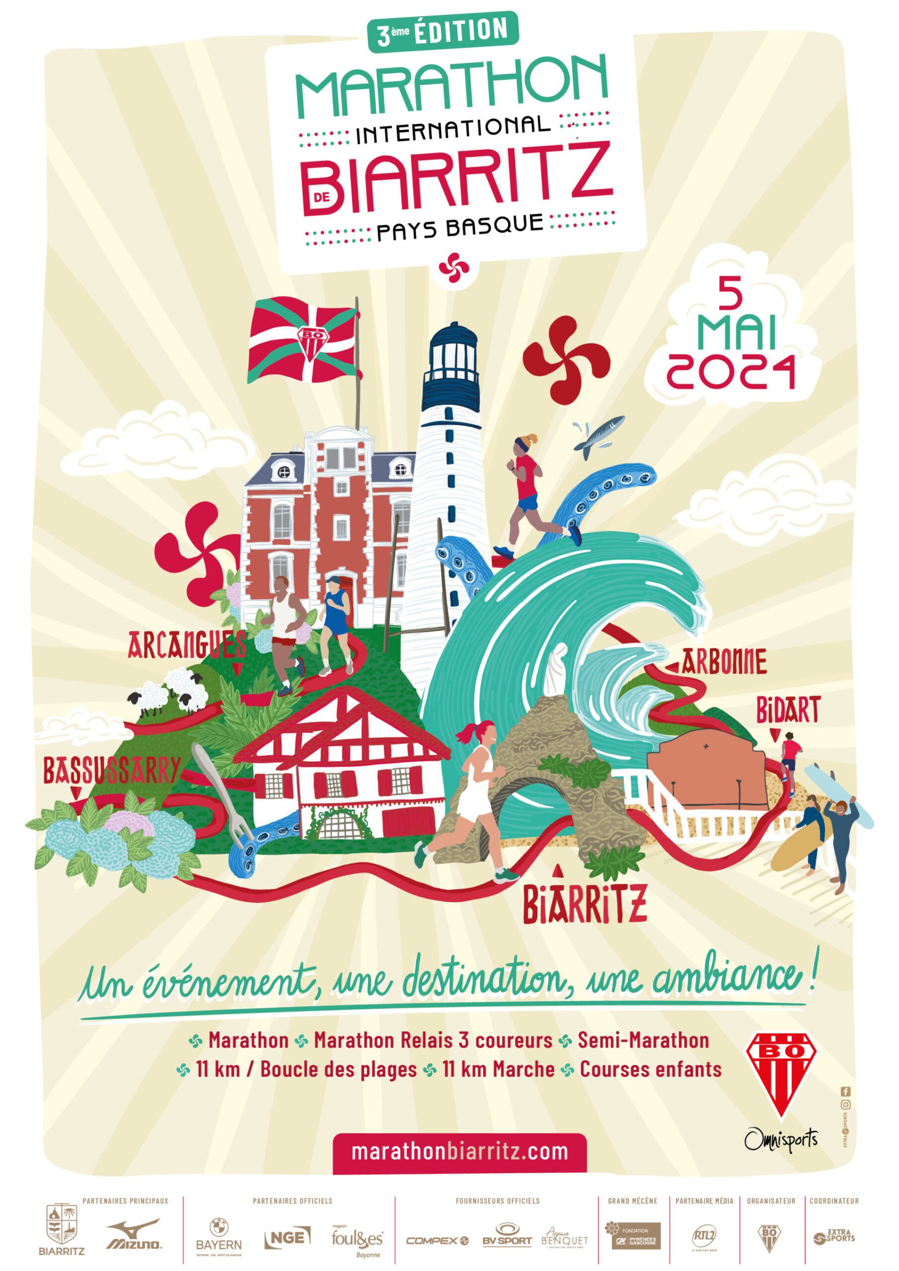 Affiche Marathon De Biarritz