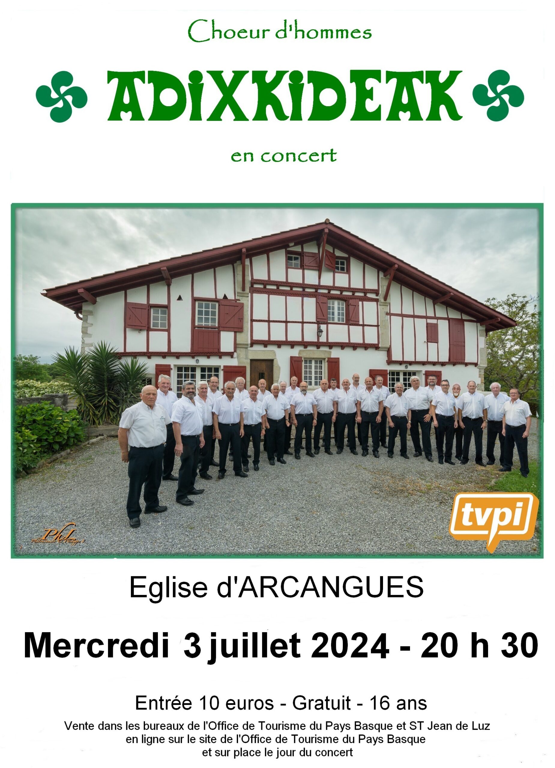 Affiche concert ADIXKIDEAK