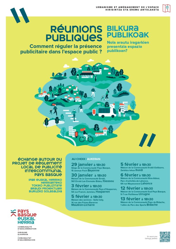 8 prochaines réunions publiques du RLPi Pays basque