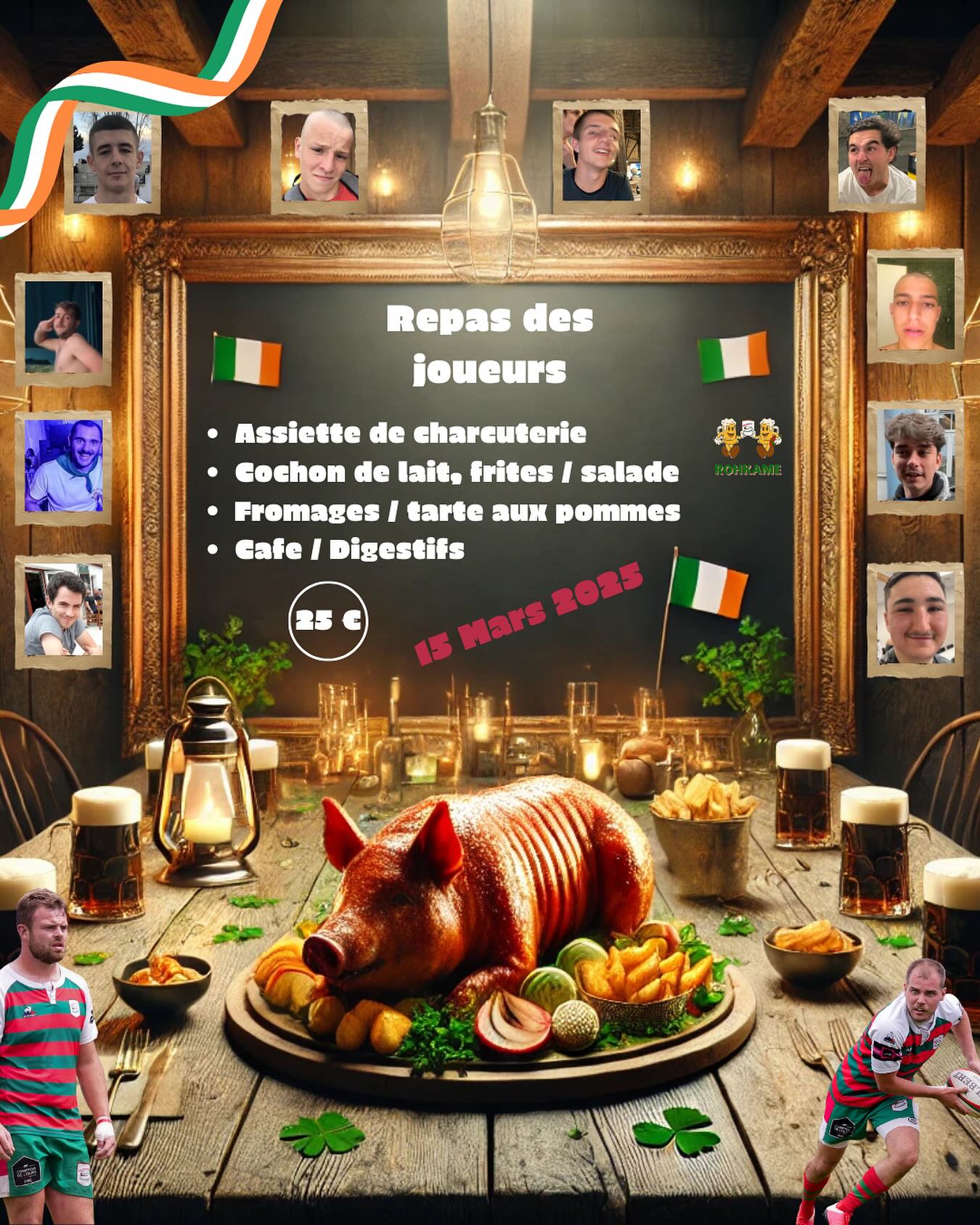 Affiche soirée Rohkame
