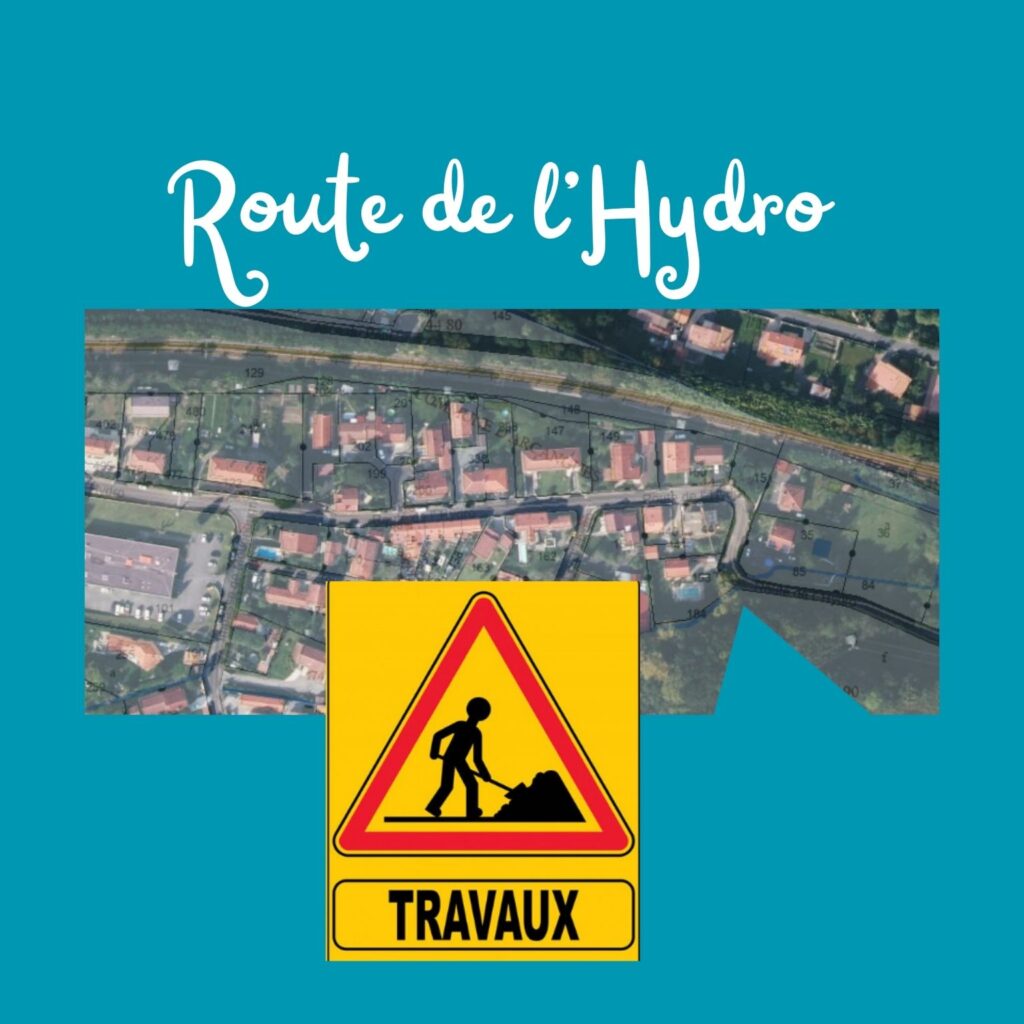 travaux route de l'hydro